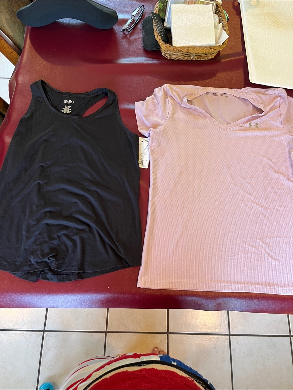 Tek Gear and Under Armour